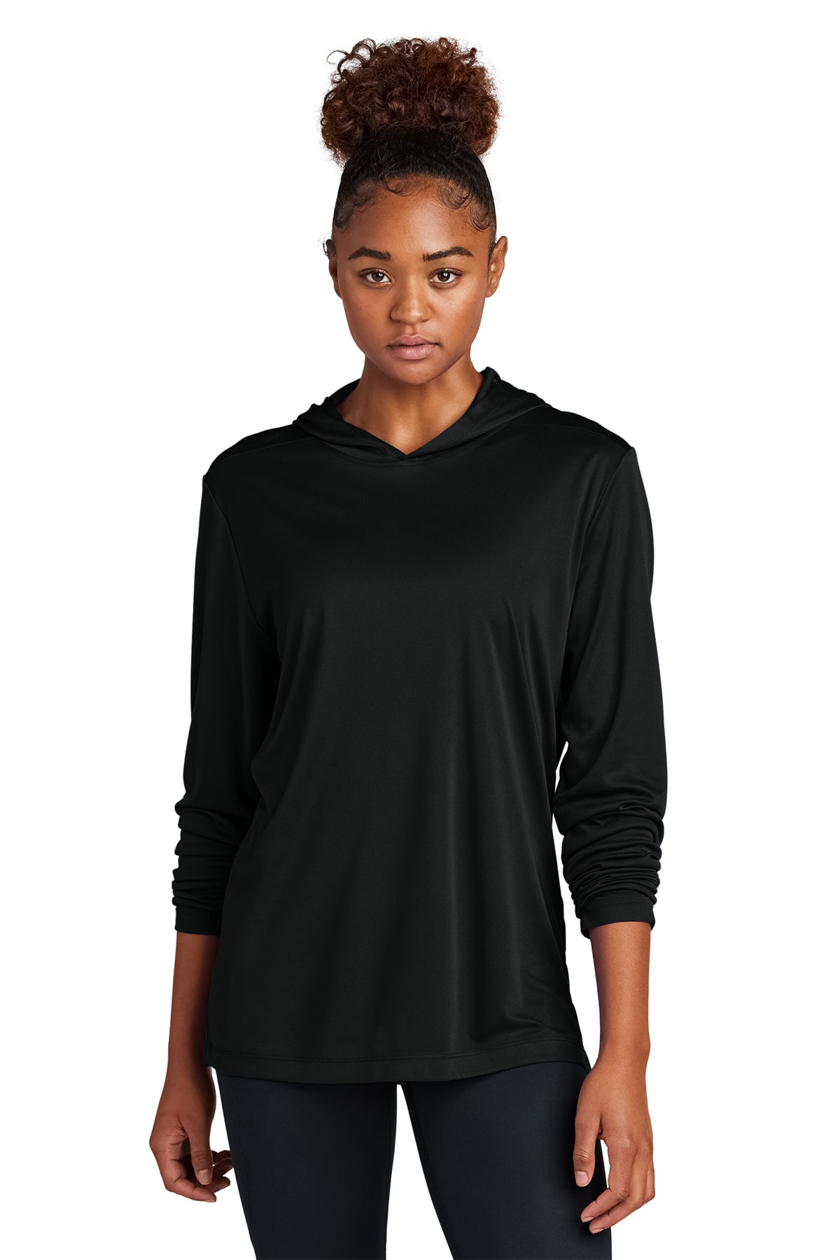 ST420LSH Sport-Tek® Posi-UV® Pro Long Sleeve Hoodie