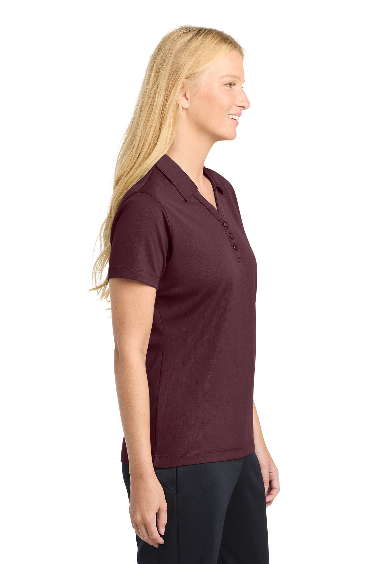 LST680 Sport-Tek® Women's PosiCharge® Micro-Mesh Polo.