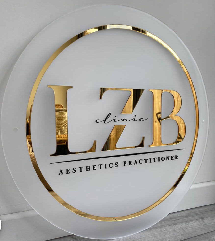 Laser Cut 3D acrylic Sign by SQF