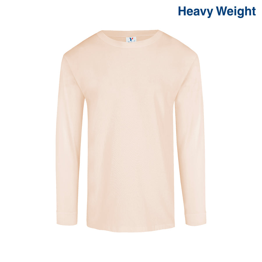 C0304 Yazbek™ Men’s Heavy Crew Neck Long Sleeve T-Shirt