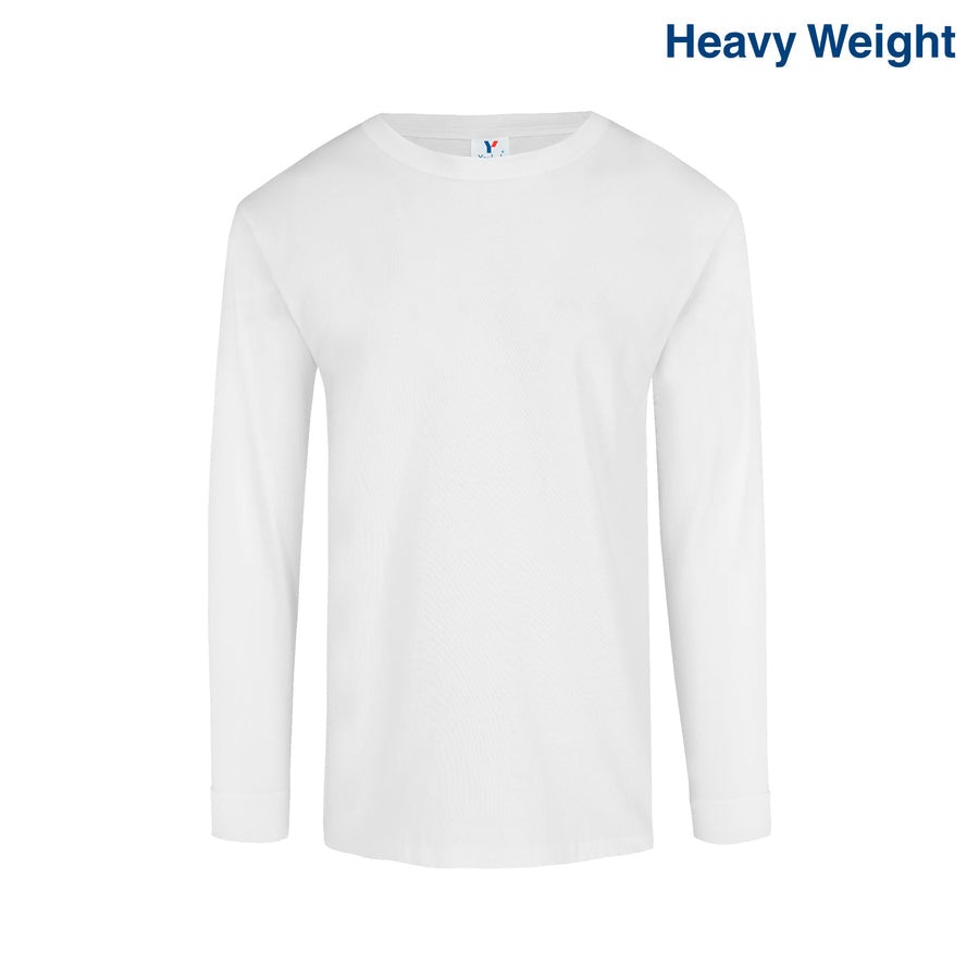 C0304 Yazbek™ Men’s Heavy Crew Neck Long Sleeve T-Shirt
