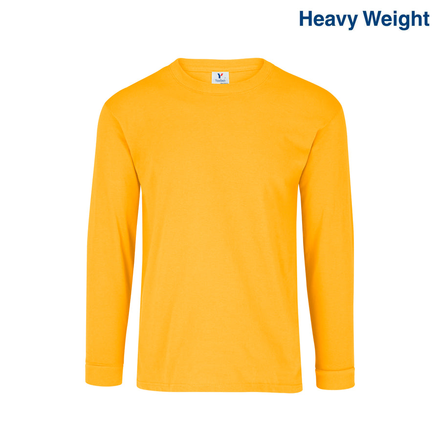 C0304 Yazbek™ Men’s Heavy Crew Neck Long Sleeve T-Shirt