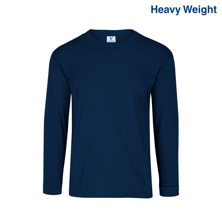 C0304 Yazbek™ Men’s Heavy Crew Neck Long Sleeve T-Shirt