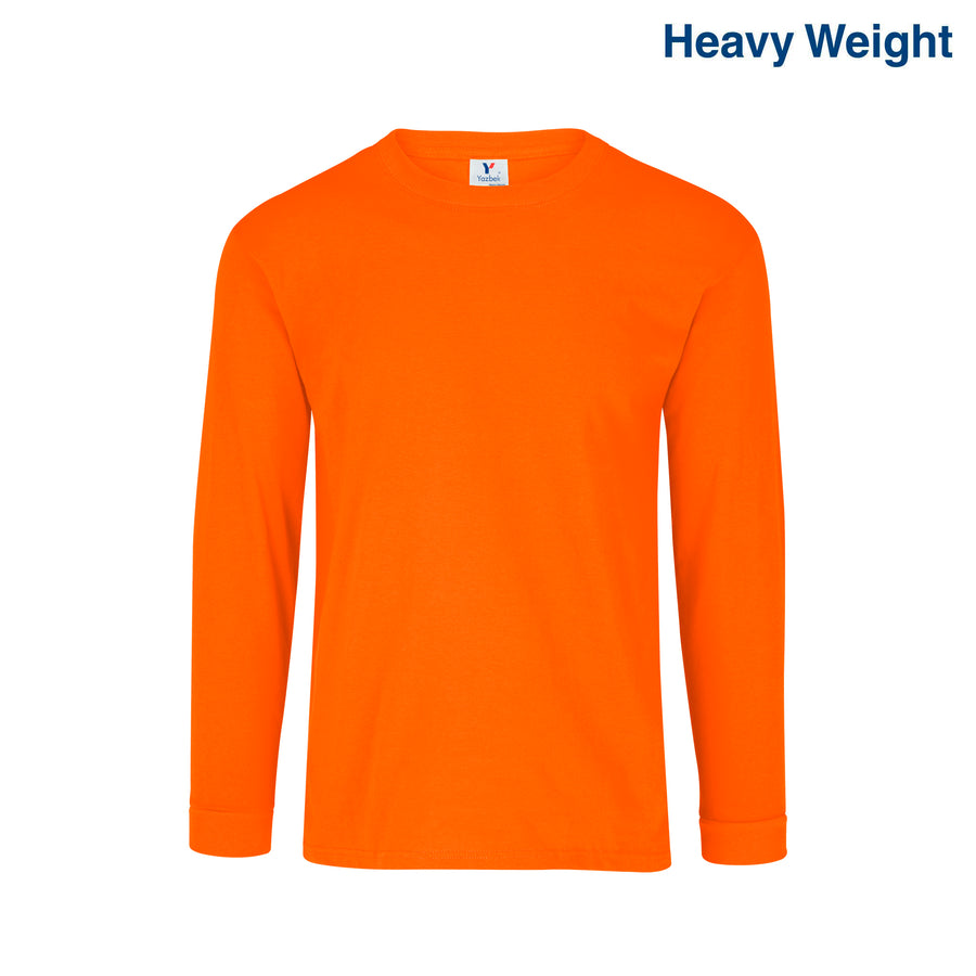 C0304 Yazbek™ Men’s Heavy Crew Neck Long Sleeve T-Shirt