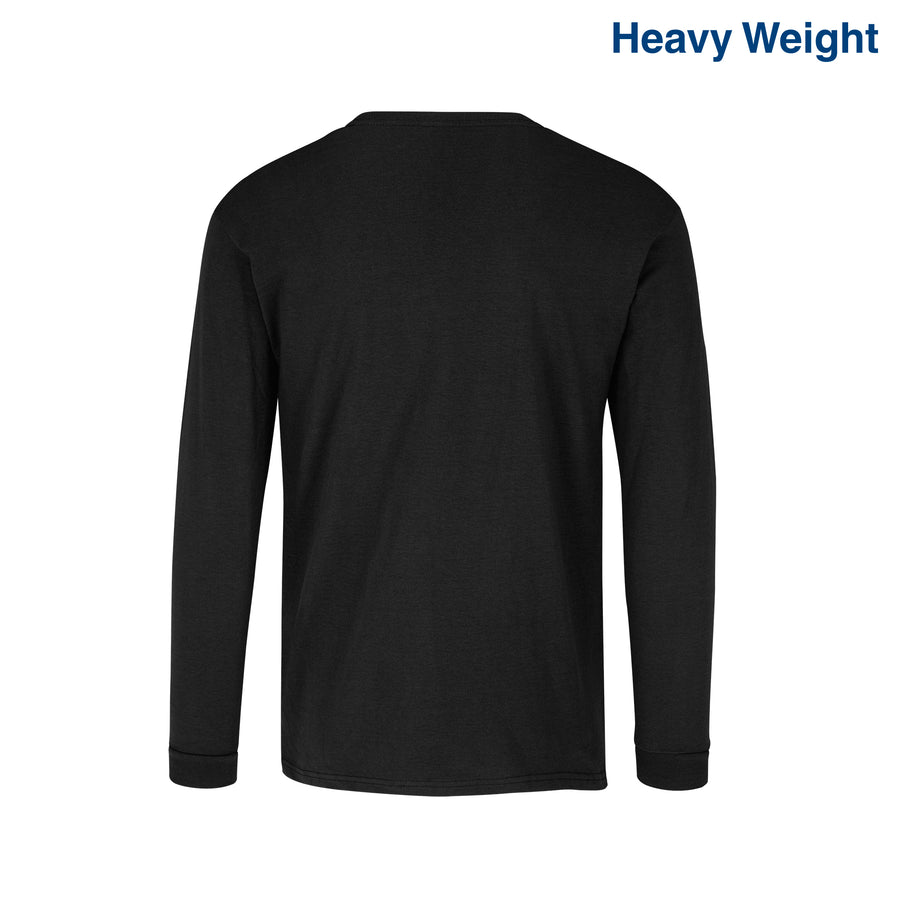 C0304 Yazbek™ Men’s Heavy Crew Neck Long Sleeve T-Shirt