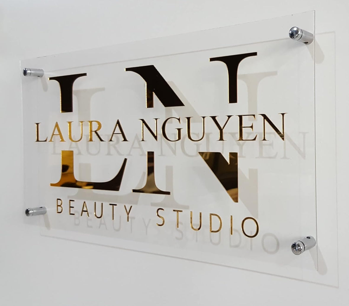 Laser Cut 3D acrylic Sign by SQF