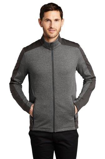 F239 Port Authority® Grid Fleece Jacket - Full Quality Print