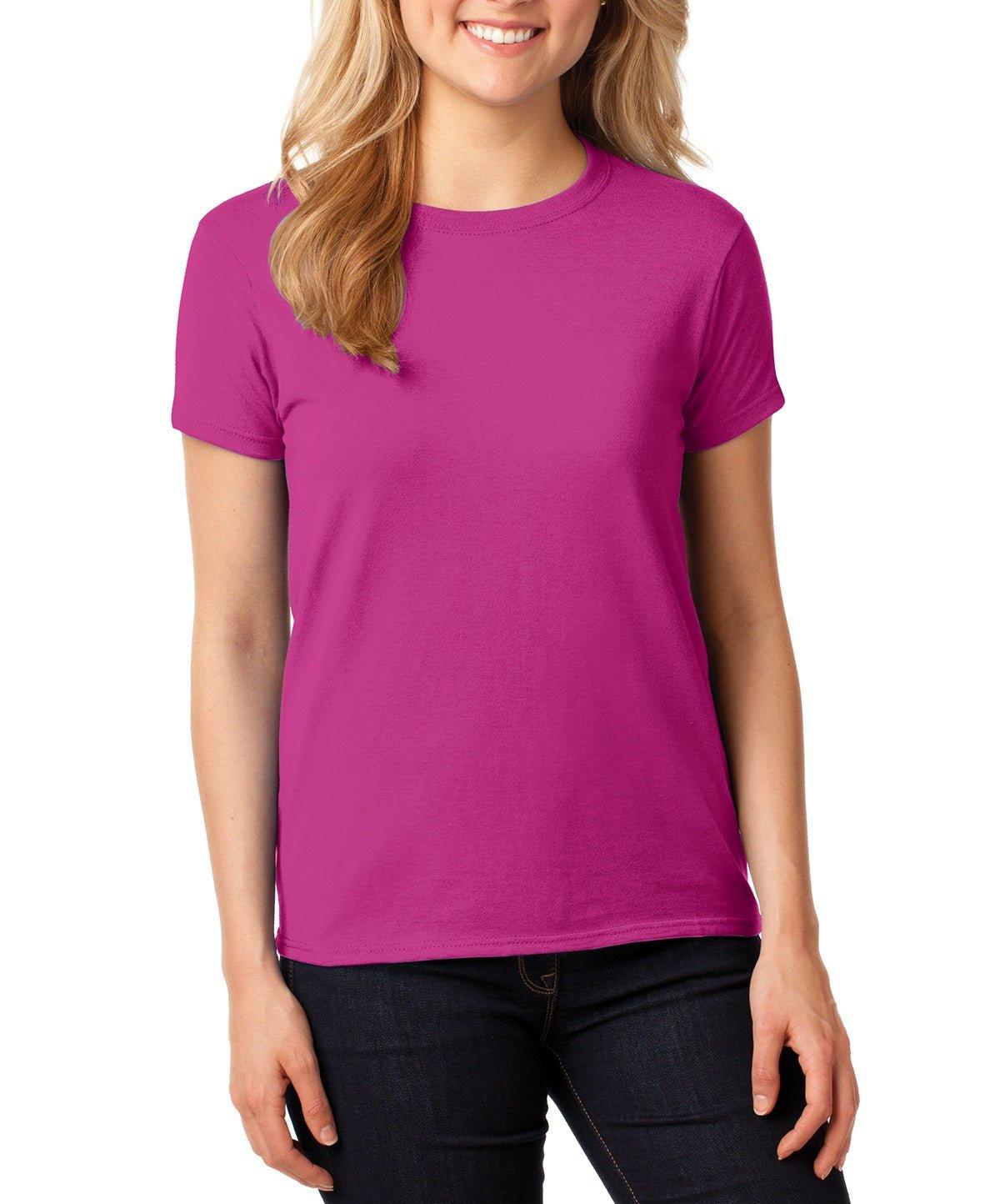Gildan® Ladies 100% Cotton T-Shirt - Full Quality Print