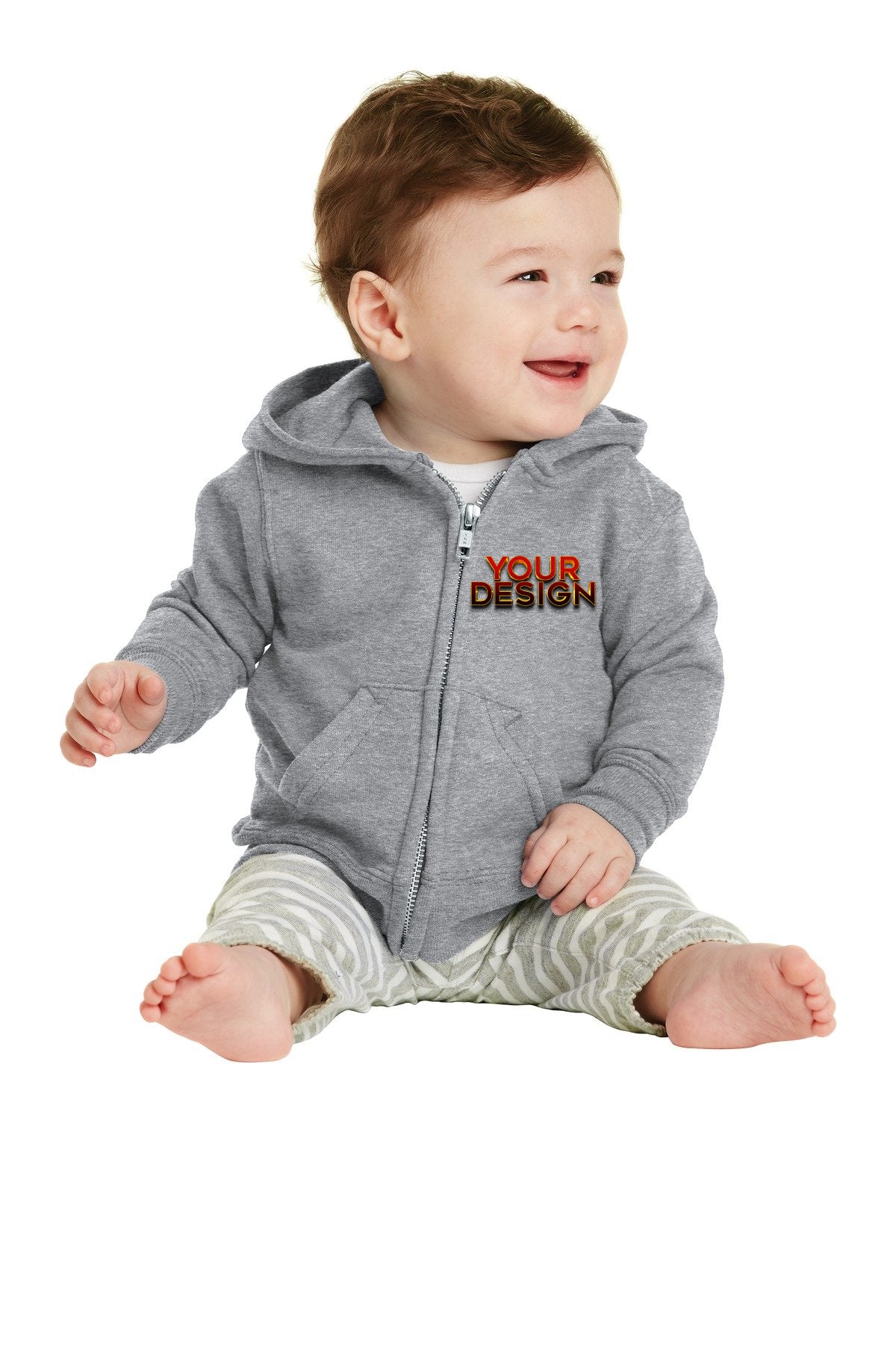 Infant Core Fleece Full-Zip Hooded Sweatshirt