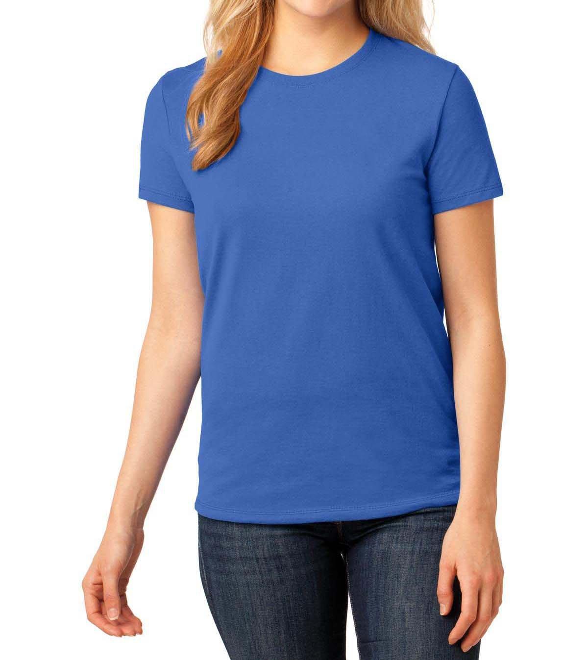 Port & Company® Ladies Core Cotton Tee - Full Quality Print