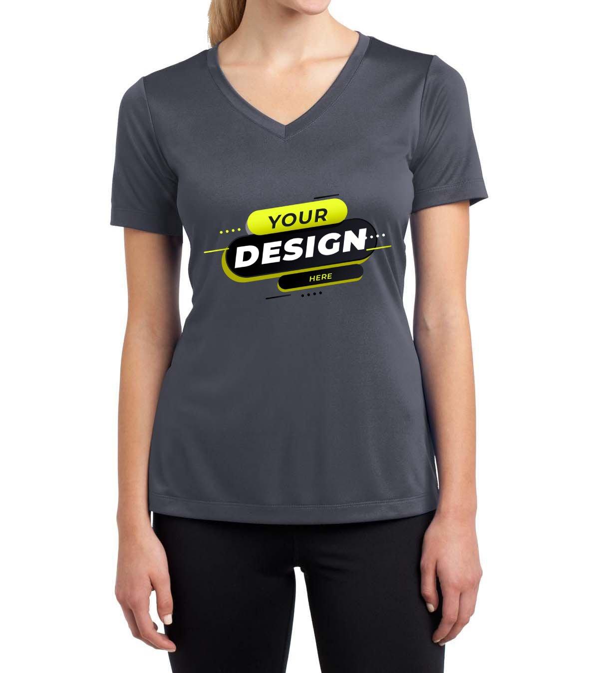 Sport-Tek® Ladies Competitor V-Neck - Full Quality Print