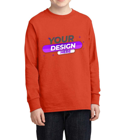 Youth Long Sleeve Core Cotton tee