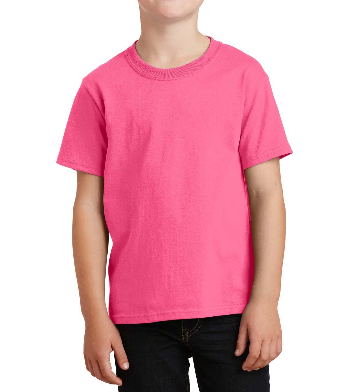 Port & Company® Youth Core Cotton Tee - Full Quality Print