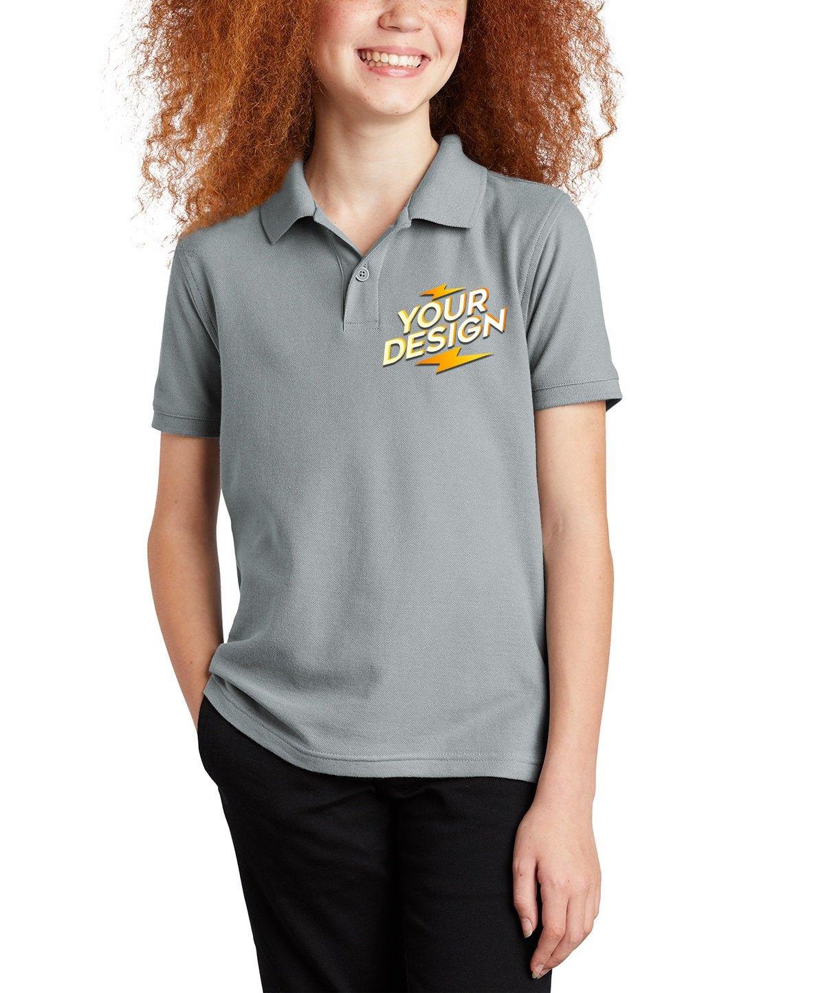 Port Authority® Youth Core Classic Pique Polo - Full Quality Print