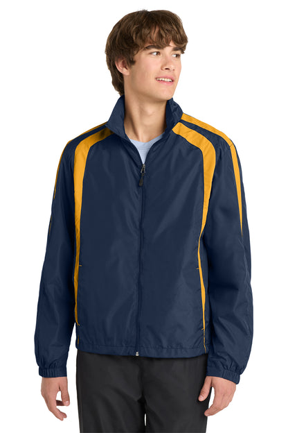 JST60 Sport-Tek®&nbsp;Colorblock Raglan Jacket.