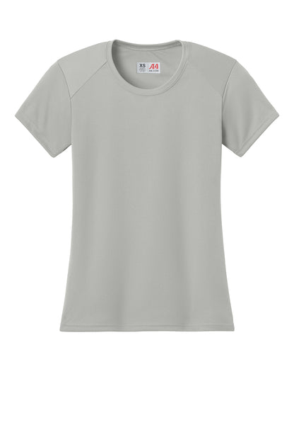 A4NW3201 A4 Women’s Cooling Performance Short Sleeve Tee.