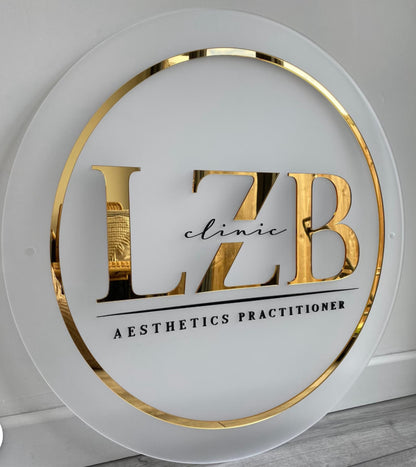 Laser Cut 3D acrylic Sign by SQF