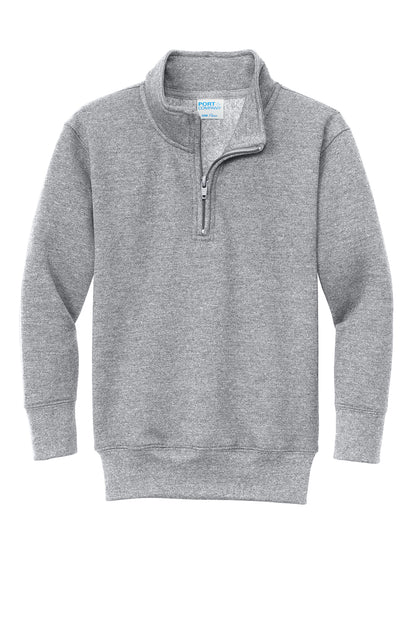 PC78YQ Port &amp; Co™&nbsp;Youth Core Fleece 1/4-Zip Pullover Sweatshirt.