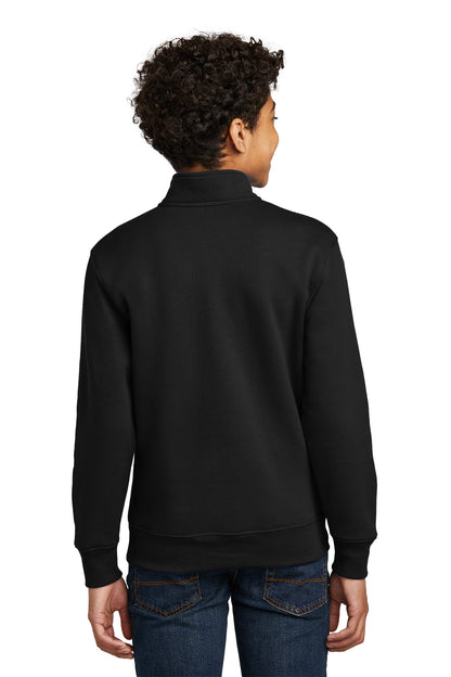 PC78YQ Port &amp; Co™&nbsp;Youth Core Fleece 1/4-Zip Pullover Sweatshirt.
