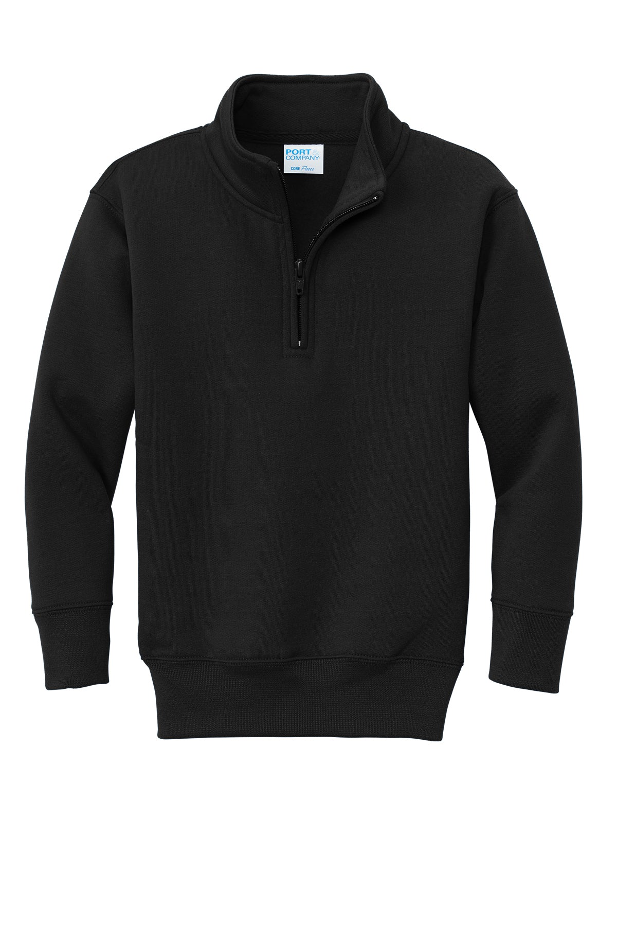 PC78YQ Port &amp; Co™&nbsp;Youth Core Fleece 1/4-Zip Pullover Sweatshirt.
