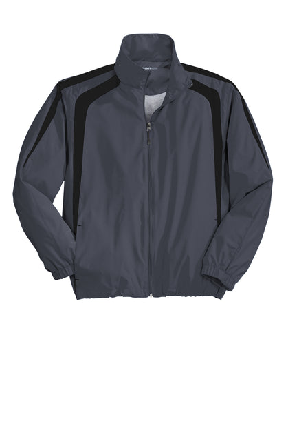 JST60 Sport-Tek®&nbsp;Colorblock Raglan Jacket.