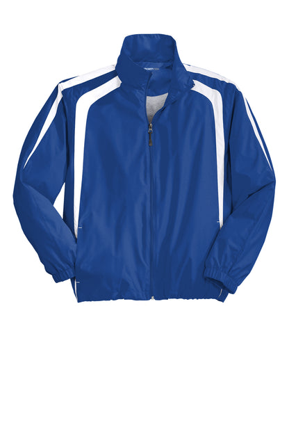 JST60 Sport-Tek®&nbsp;Colorblock Raglan Jacket.