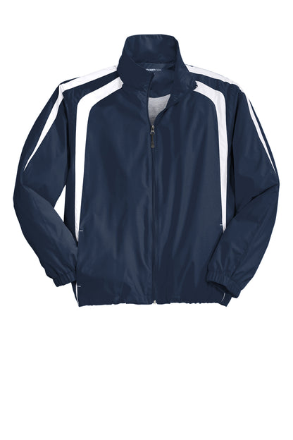JST60 Sport-Tek®&nbsp;Colorblock Raglan Jacket.