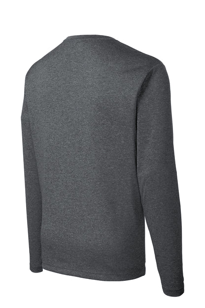 ST360LS  Sport-Tek® Long Sleeve Heather Contender™ Tee - Print Both Sides Left Chest - Full Back