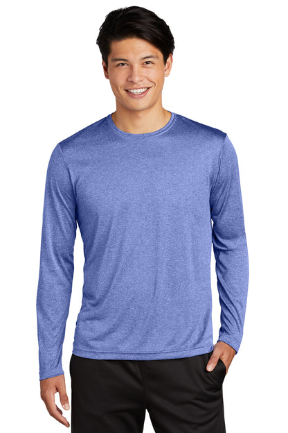 ST360LS  Sport-Tek® Long Sleeve Heather Contender™ Tee - Print Both Sides Left Chest - Full Back