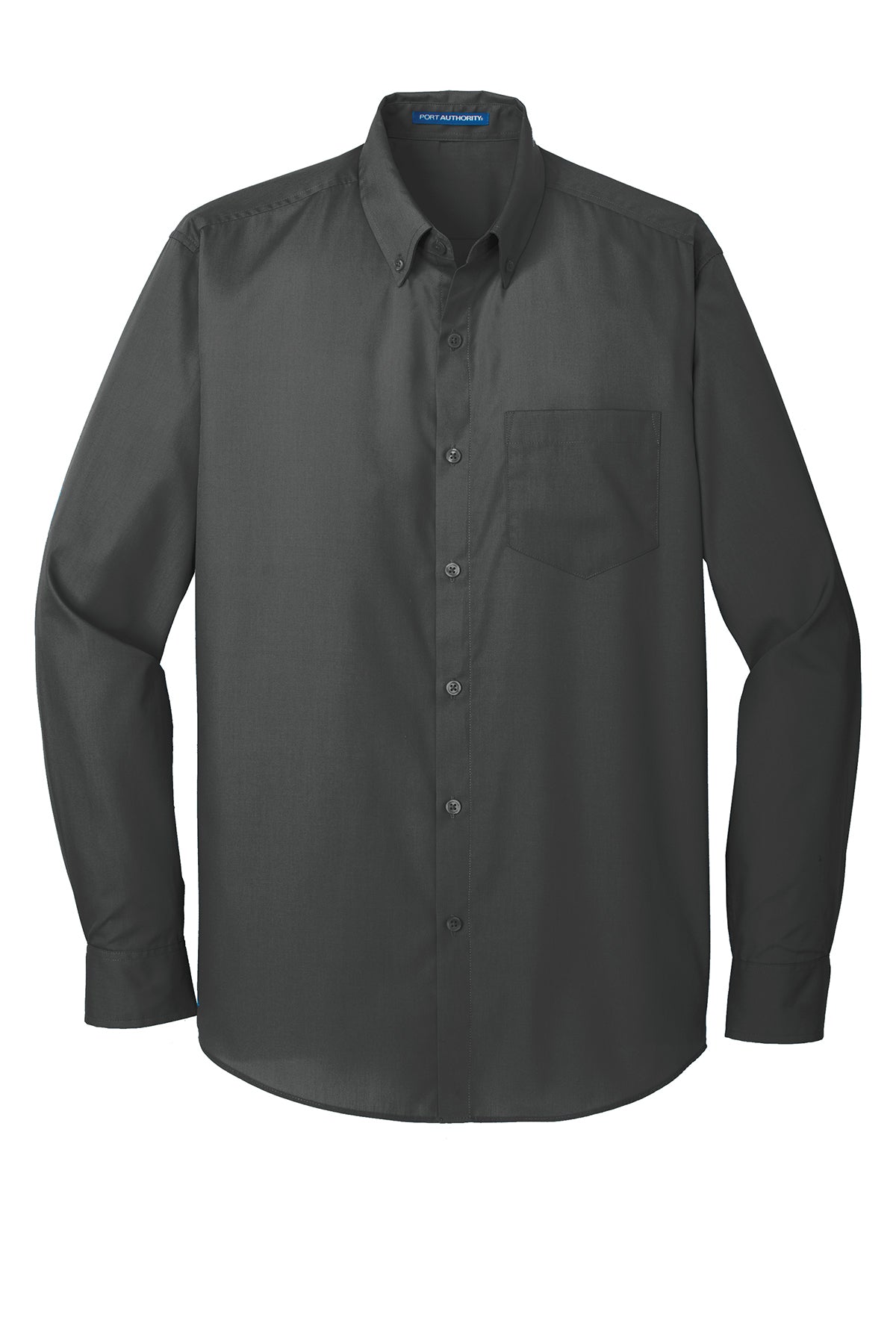 W100 Port Authority®&nbsp;Long Sleeve Carefree Poplin Shirt.