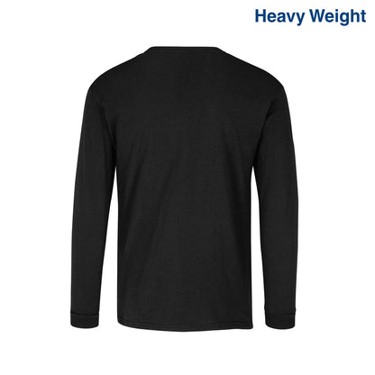 C0304 Yazbek™ Men’s Heavy Crew Neck Long Sleeve T-Shirt