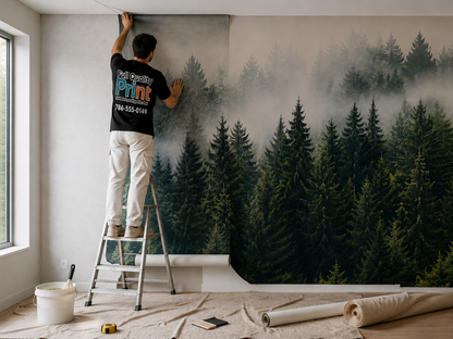 Embossed Canvas Vinyl Wallmark®