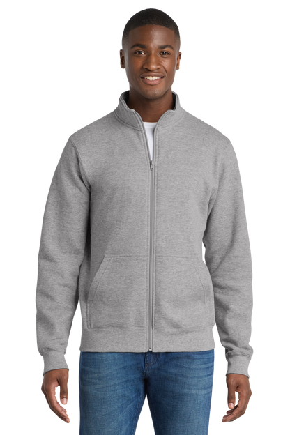 PC78FZ Port & Co™ Core Fleece Cadet Full-Zip Sweatshirt.