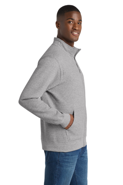 PC78FZ Port & Co™ Core Fleece Cadet Full-Zip Sweatshirt.