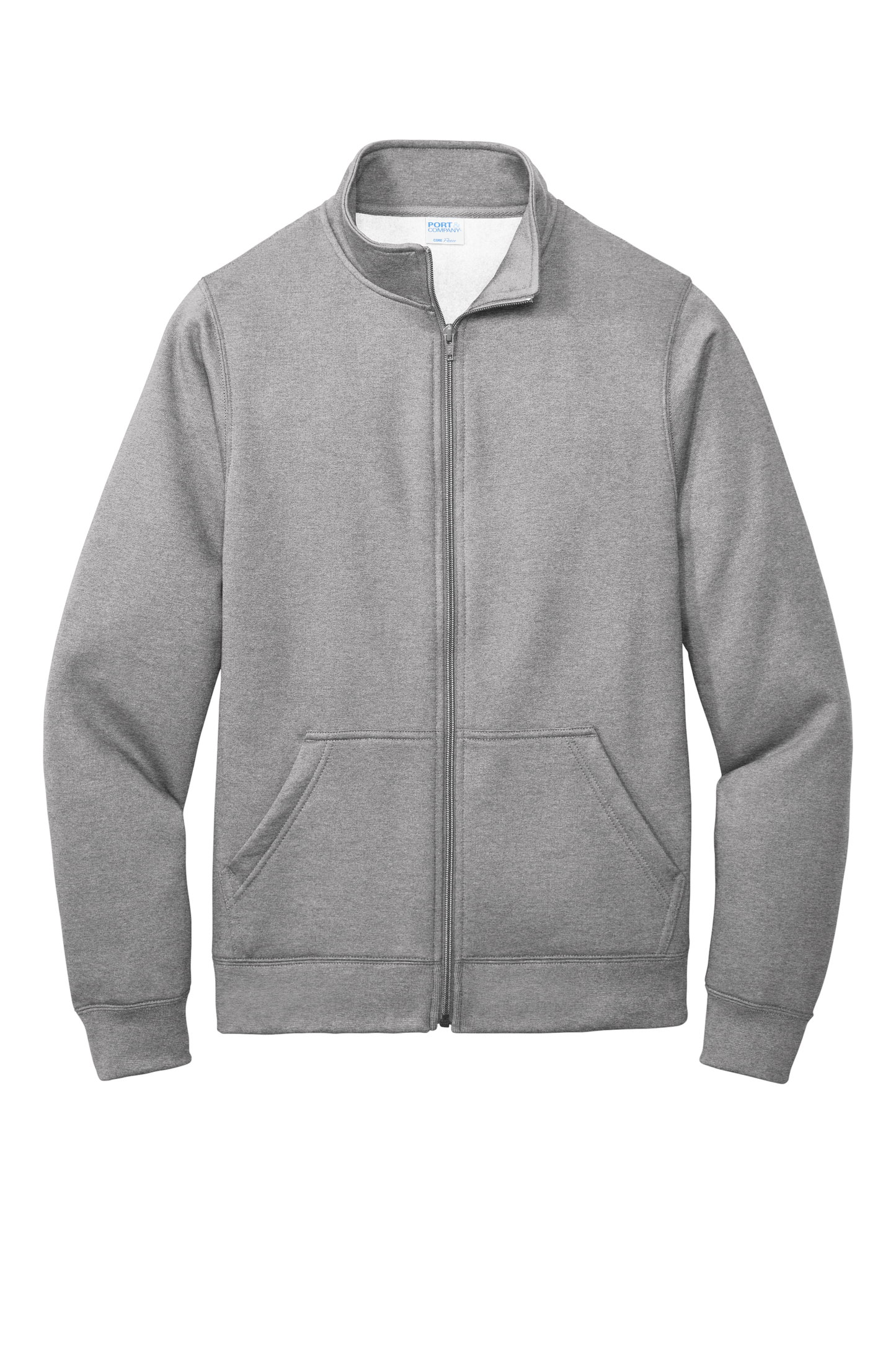 PC78FZ Port & Co™ Core Fleece Cadet Full-Zip Sweatshirt.