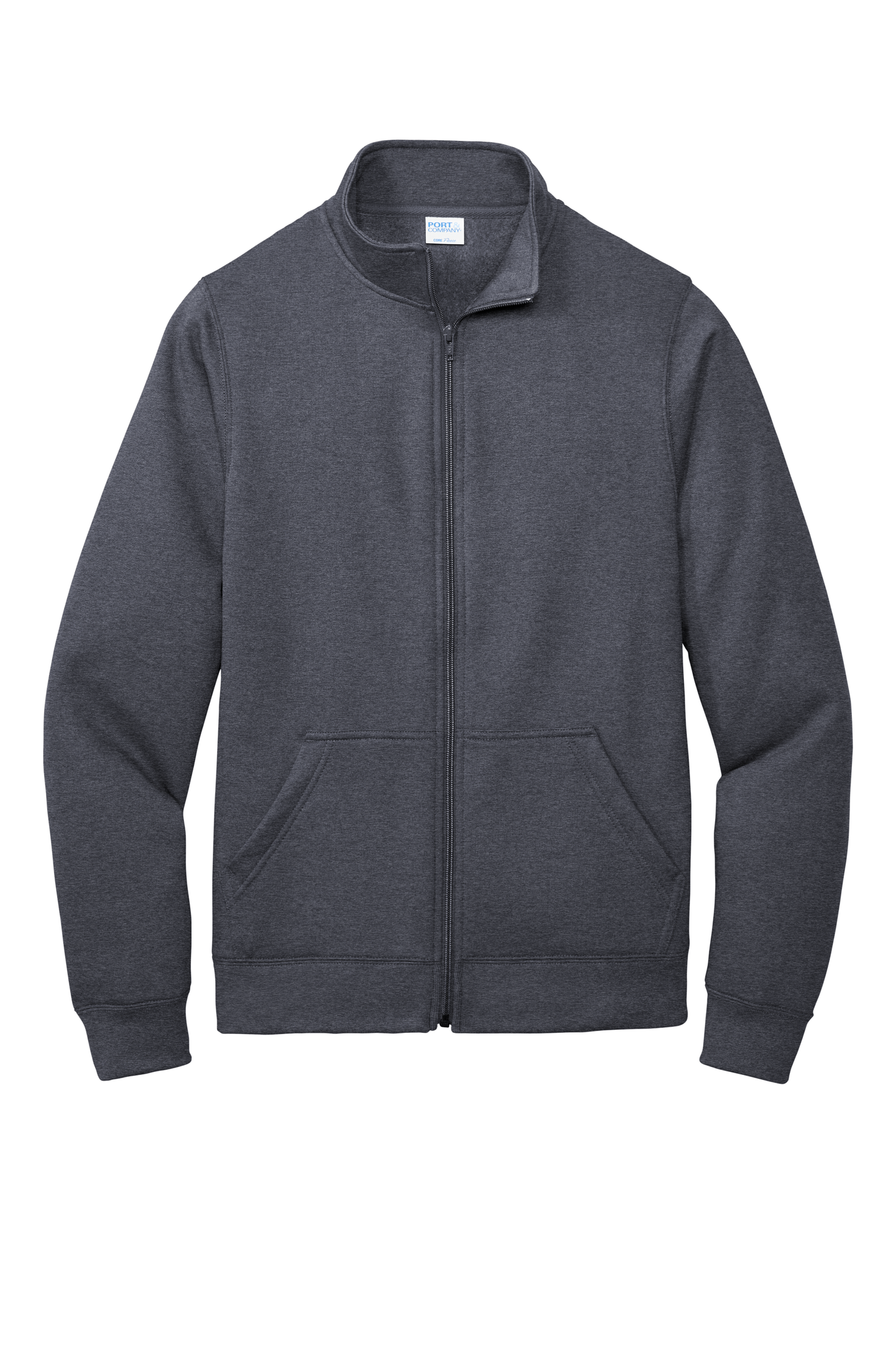 PC78FZ Port & Co™ Core Fleece Cadet Full-Zip Sweatshirt.