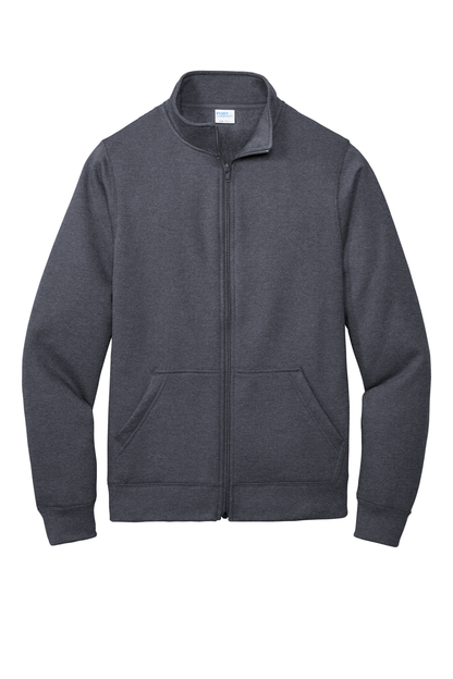 PC78FZ Port & Co™ Core Fleece Cadet Full-Zip Sweatshirt.