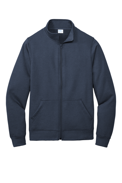 PC78FZ Port & Co™ Core Fleece Cadet Full-Zip Sweatshirt.