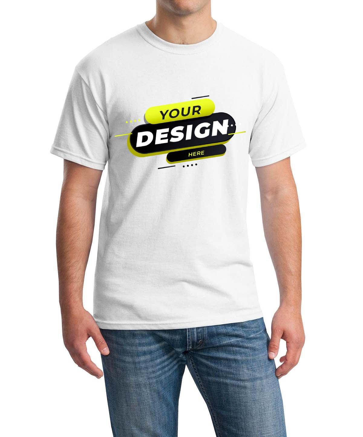 Custom T-shirt 100% Soft Cotton Ready 24 hours – Full Quality Print