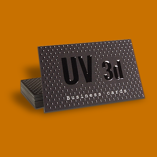 Raised Spot UV Business Cards
