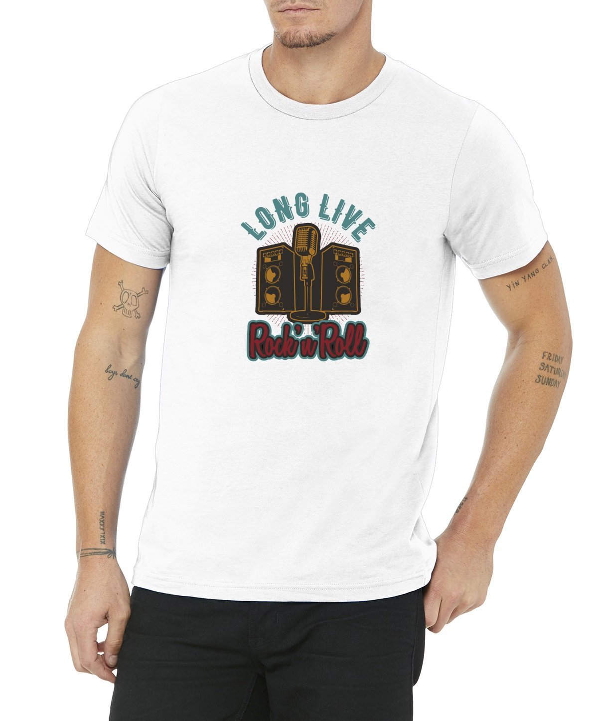 Long Live Rock'n'Roll BELLA+CANVAS® Camiseta unisex fabricada en EE. UU.