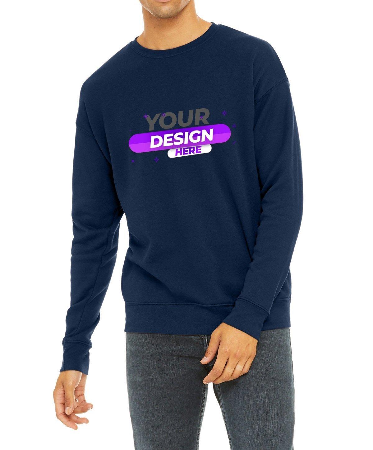 BELLA+CANVAS® Unisex Sponge Fleece Drop Shoulder Sweatshirt – Full Quality  Print