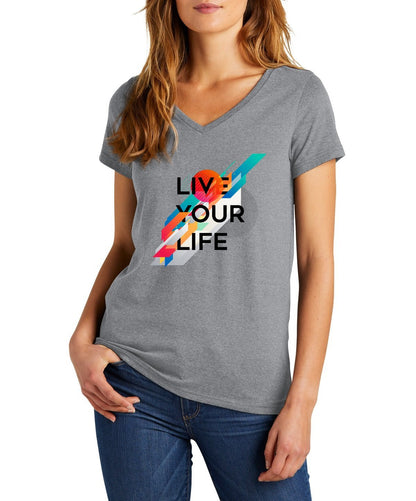 Life Your Life District® Women’s The Concert Tee V-Neck