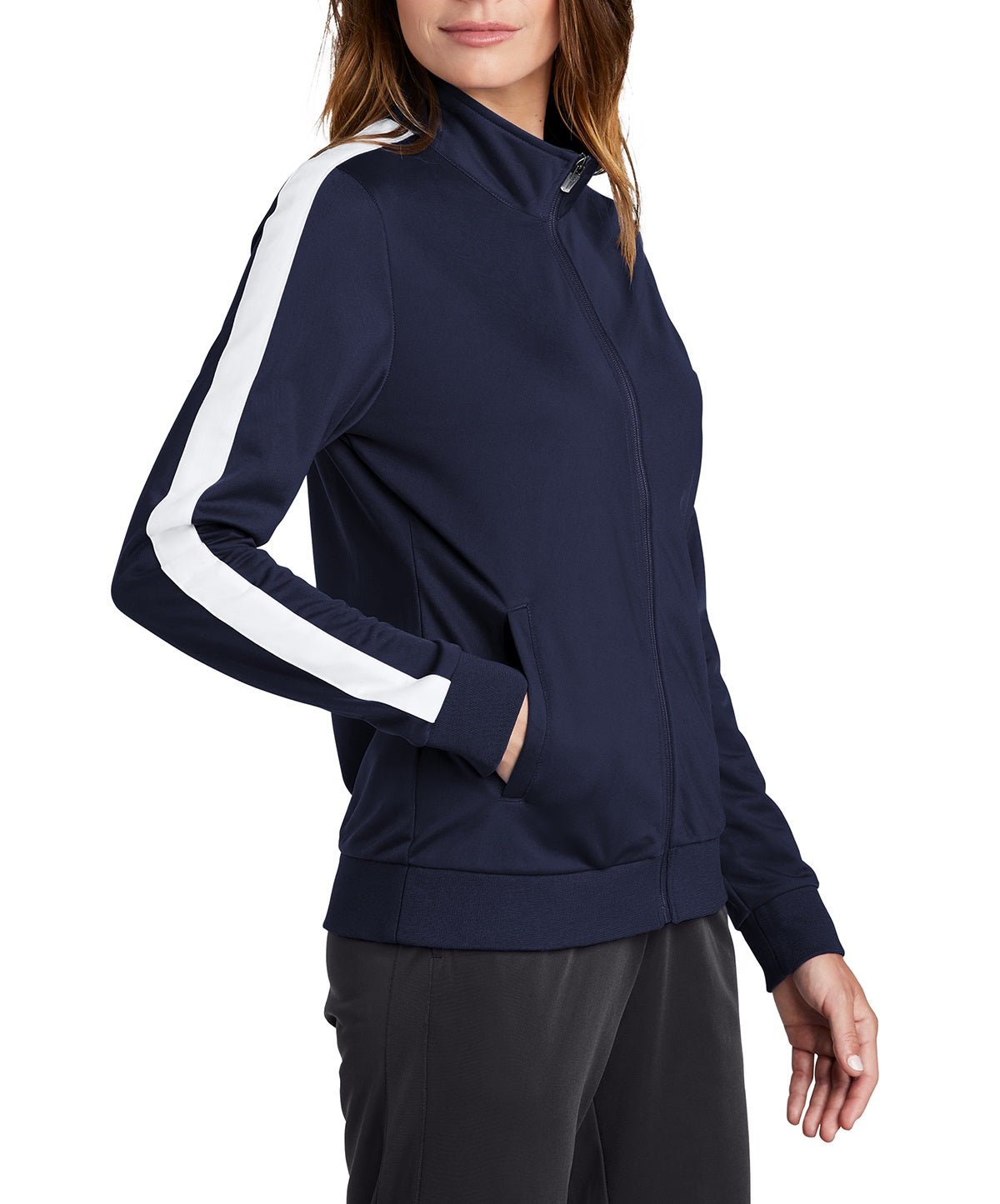 Sport-Tek® Ladies Tricot Track Jacket