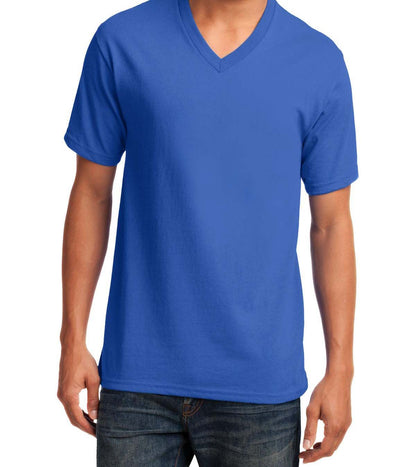 Camiseta con cuello en V de algodón Core de Port &amp; Company®