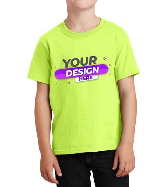 Camiseta básica de algodón para jóvenes de Port &amp; Company®