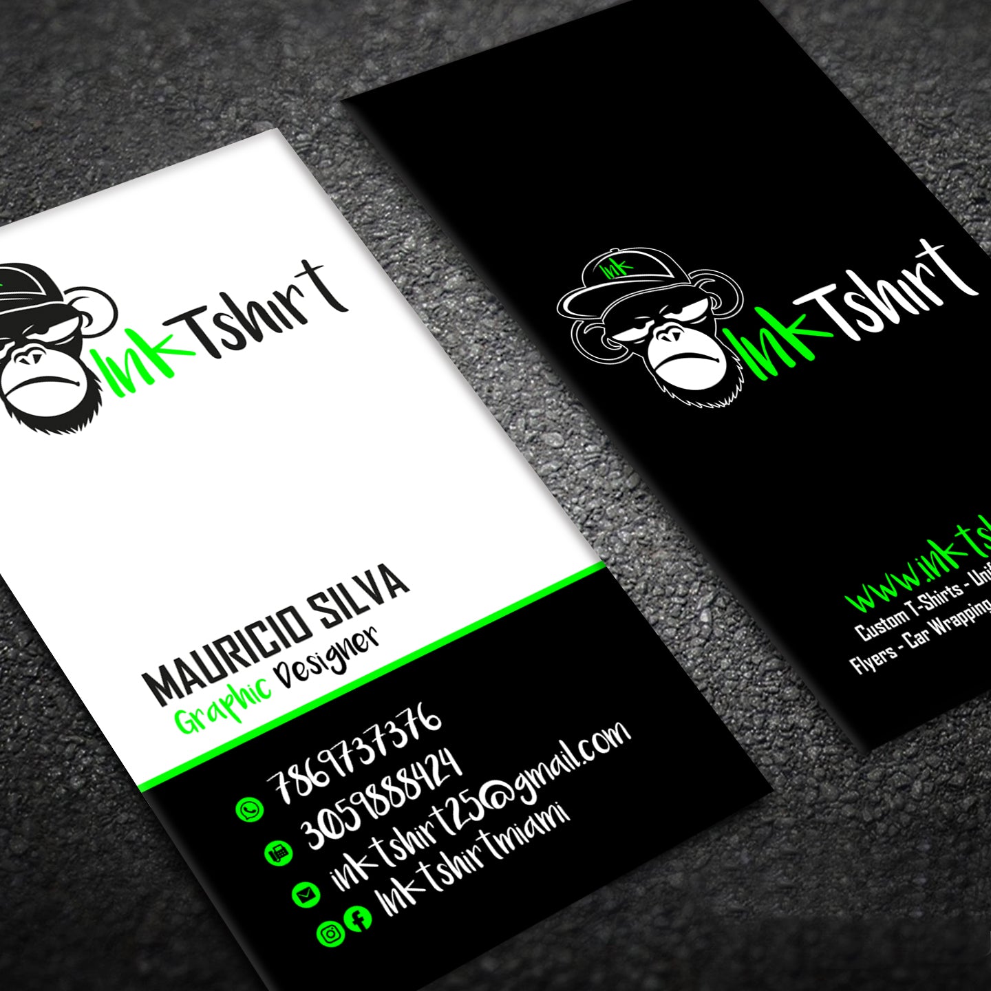 Business Card Cardstock 12P Print and Uv Cover Both Sides