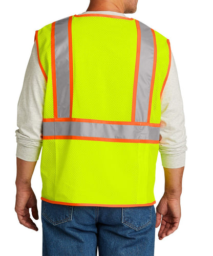 CornerStone® Surveyor Zippered Two-Tone Vest